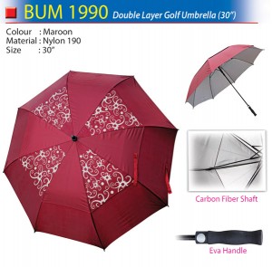 Double layer golf umbrella BUM1990